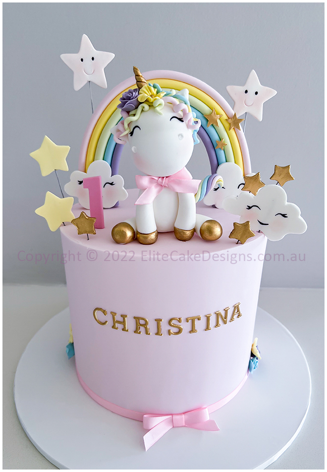 unicorn girls birthday cake in Sydney